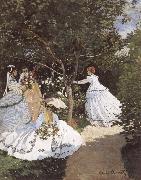 Edouard Manet Women in the Garden oil painting reproduction